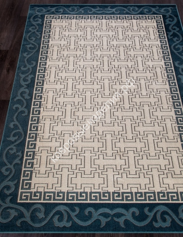 Ковер D781 CREAM-BLUE Ковер D781 CREAM-BLUE