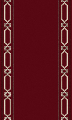 Ковролин Классический Тканный ETALON F 573 - RED Красный
