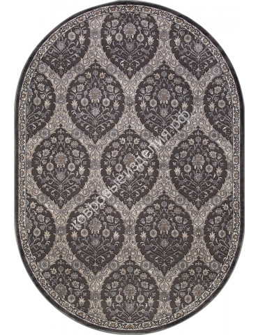 Ковер D740-DARK GRAY овал Ковер D740-DARK GRAY овал