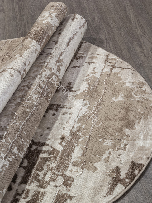 Ковер  АЛАБАМА ALABAMA F174 BEIGE ОВАЛ Меринос 