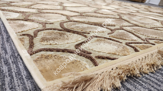 Ковер Tiffany Stone Beige/ Камушки Беж. Бельгия Вискоза 2.0х2.9 Ковер Tiffany Stone Beige/ Камушки Беж. Бельгия Вискоза 2.0х2.9
