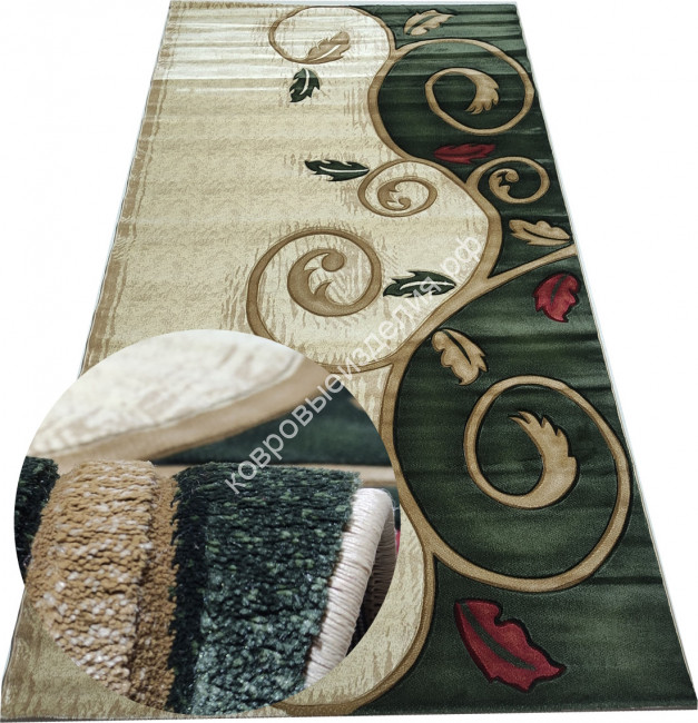 Ковер "Imperial Carving" (3004_CREAM / D.GREEN) Прямой 2,0х3,0 Ковер "Imperial Carving" (3004_CREAM / D.GREEN) Прямой 2,0х3,0
